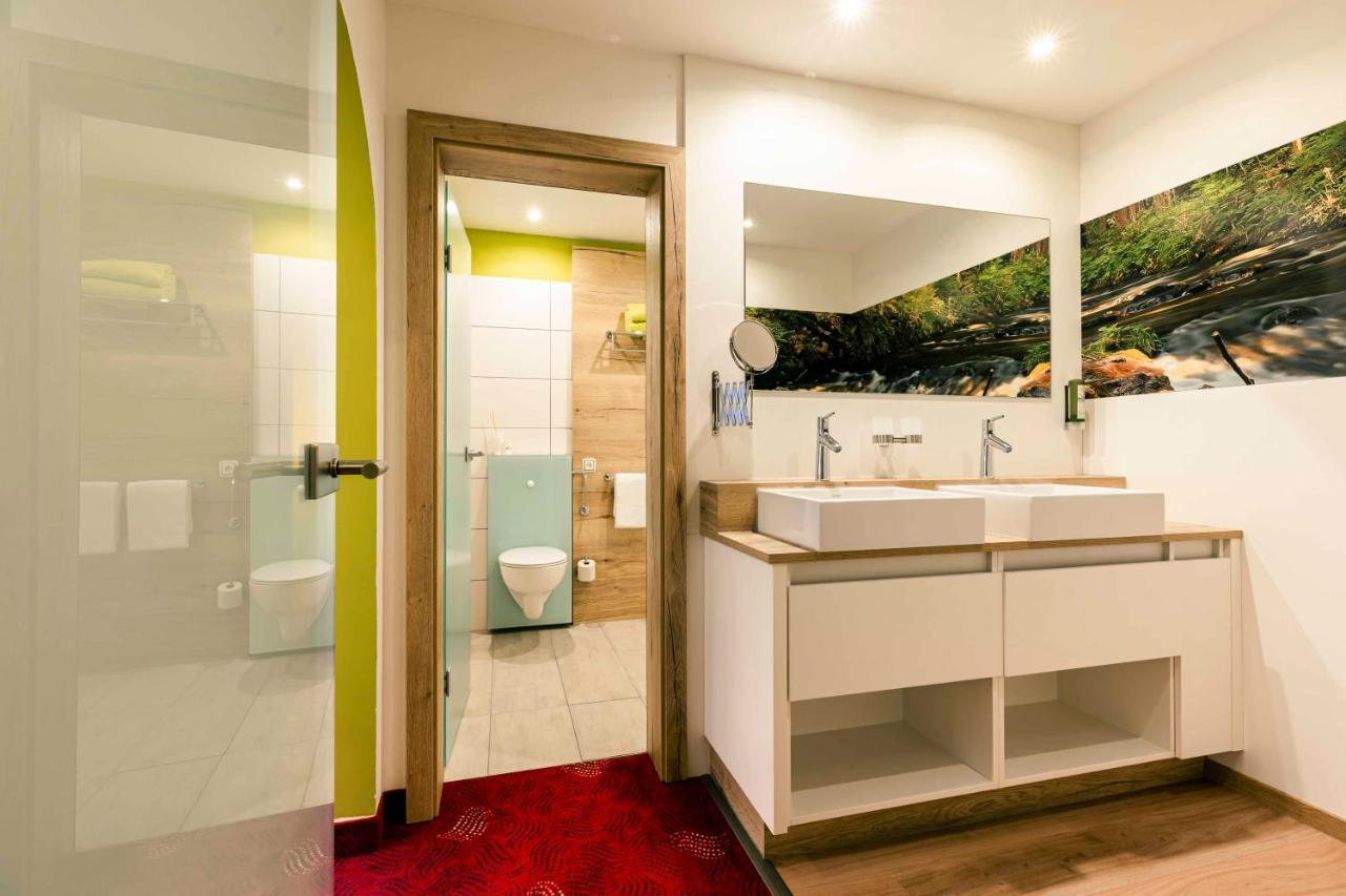לוהברג Landhotel Gruenwies -Bonsai-Wellness Garni (Adults Only) מראה חיצוני תמונה